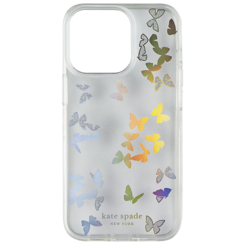 Kate Spade Protective Hardshell Case for iPhone 13 Pro - Butterfly Iridescent