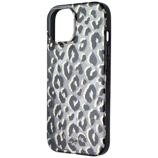 Kate Spade Protective Case for MagSafe for iPhone 15/14/13 - City Leopard Black