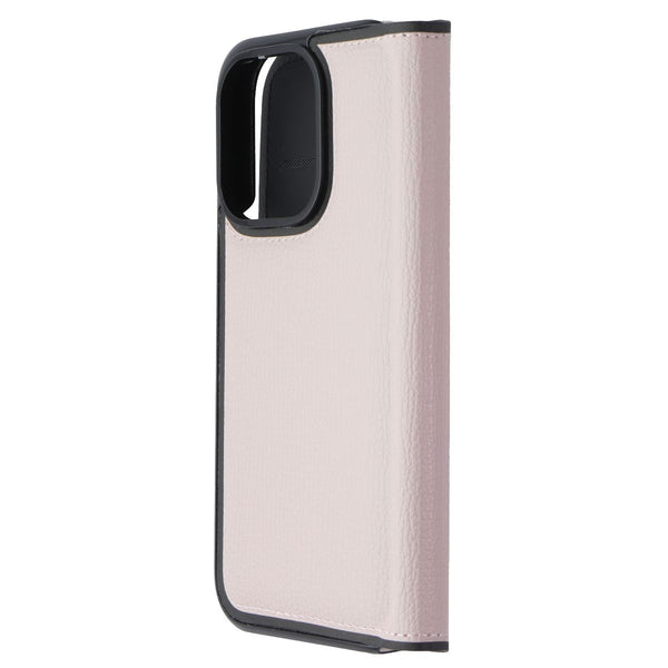 Kate Spade Wrap Folio Case for Apple iPhone 14 Pro - Pale Vellum/Black Bumper