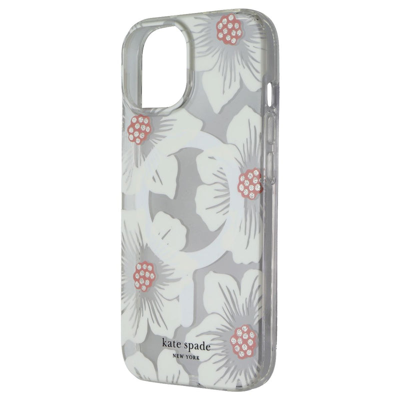 Kate Spade Case for MagSafe for Apple iPhone 15/14/13 - Hollyhock Cream