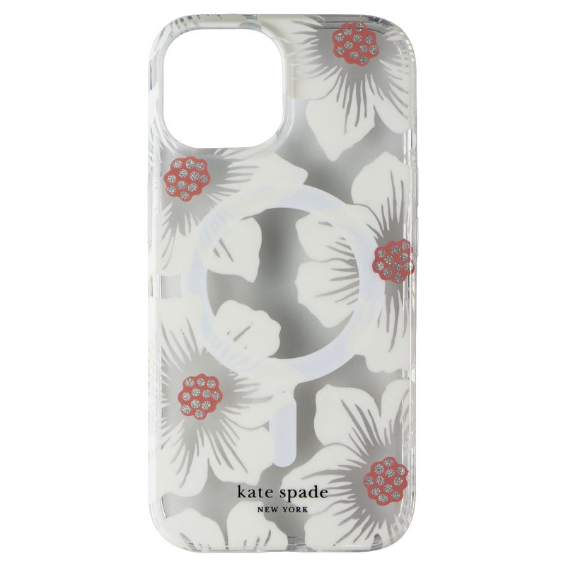 Kate Spade Case for MagSafe for Apple iPhone 15/14/13 - Hollyhock Cream