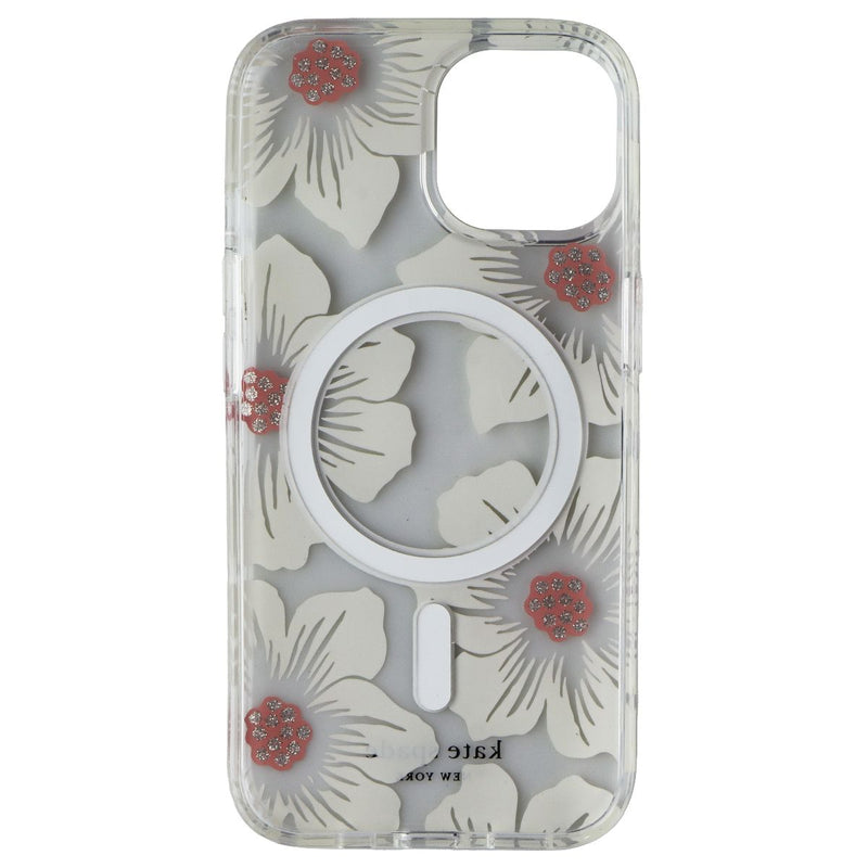 Kate Spade Case for MagSafe for Apple iPhone 15/14/13 - Hollyhock Cream