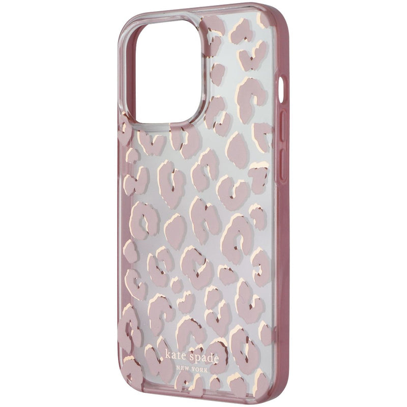 Kate Spade Protective Hardshell Case for iPhone 13 Pro - City Leopard Pink