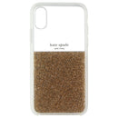 Kate Spade Clear Crystal Series Case for Apple iPhone XS / iPhone X - Half Gold