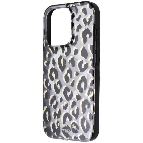 Kate Spade Protective Case for MagSafe for iPhone 15 Pro - City Leopard Black