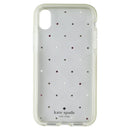 Kate Spade Defensive Hardshell Case for Apple iPhone XR - Clear / Pin Dot Gems
