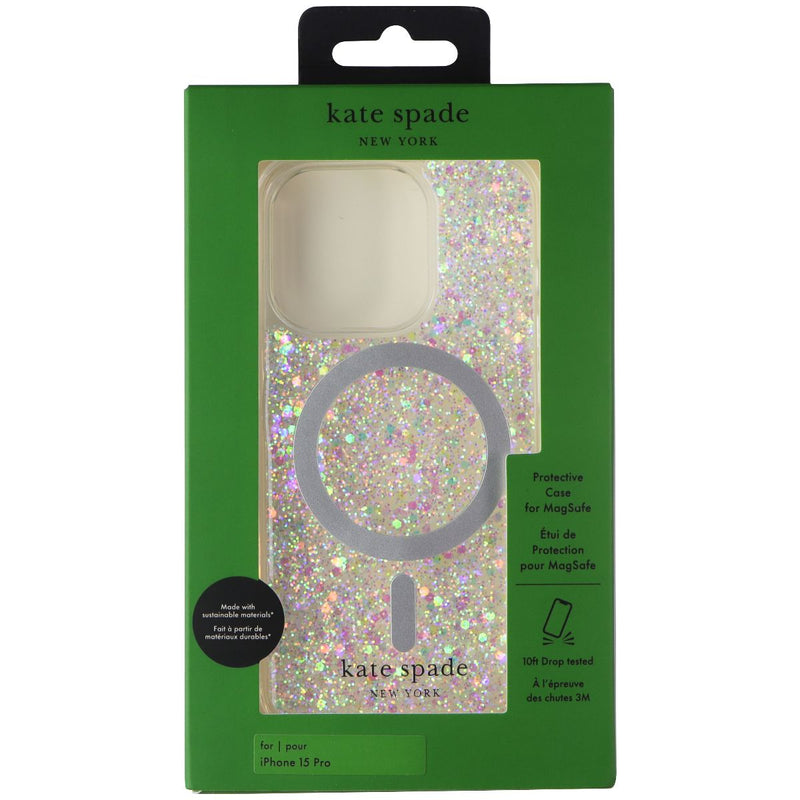 Kate Spade Protective Case for MagSafe for iPhone 15 Pro - Chunky Glitter