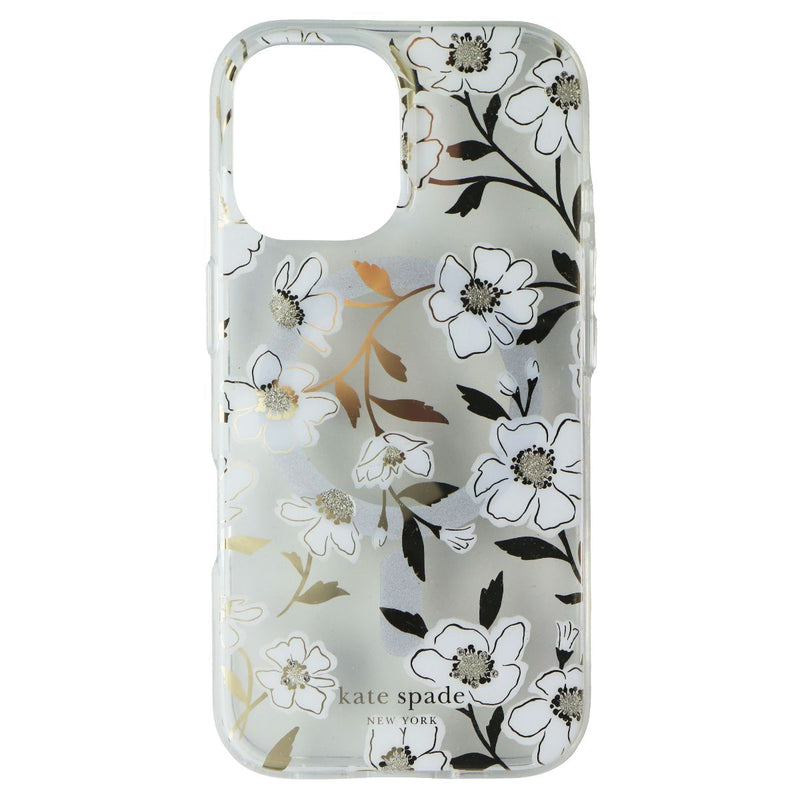 Kate Spade Protective MagSafe Case for Apple iPhone 16 - Sunshine Floral Gems