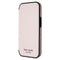 Kate Spade Wrap Folio Wallet Case for Apple iPhone 13 - Pink/Black Trim