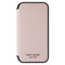 Kate Spade Wrap Folio Wallet Case for Apple iPhone 13 - Pink/Black Trim