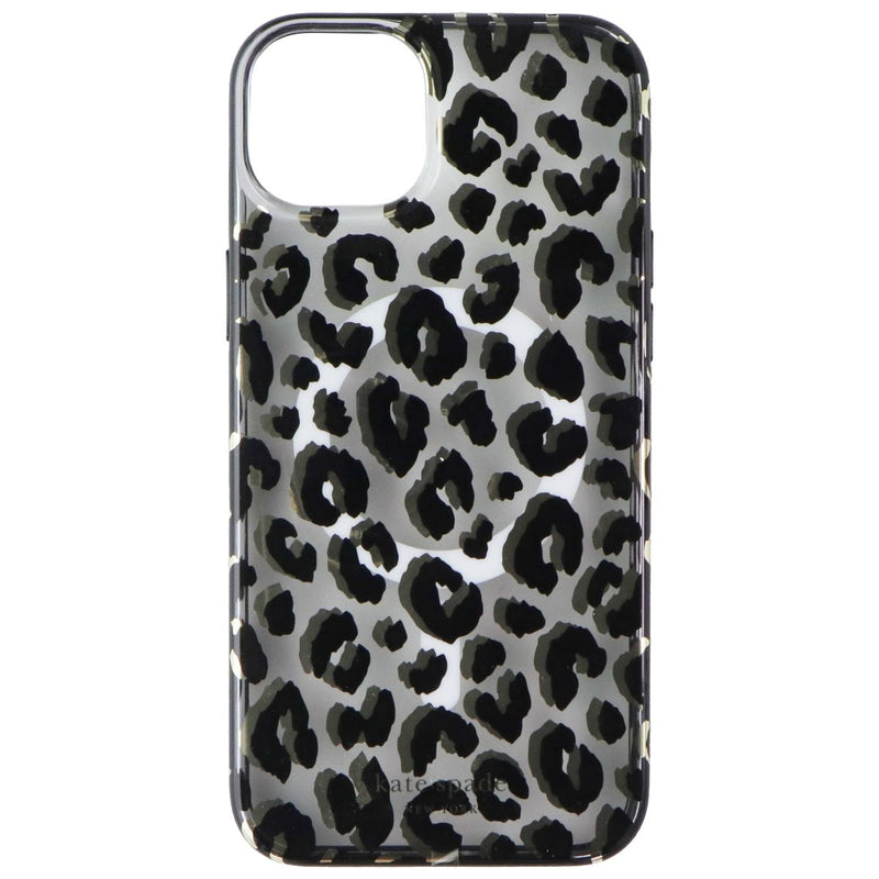 Kate Spade Protective Case for MagSafe for Apple iPhone 15 Plus - Leopard Black