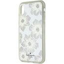 Kate Spade Hardshell Case for Apple iPhone XS Max - Clear White Floral / Gems