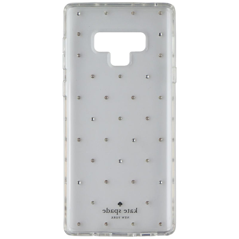 Kate Spade Hardshell Case for Samsung Galaxy Note9 - Clear with Pin Dot Gems