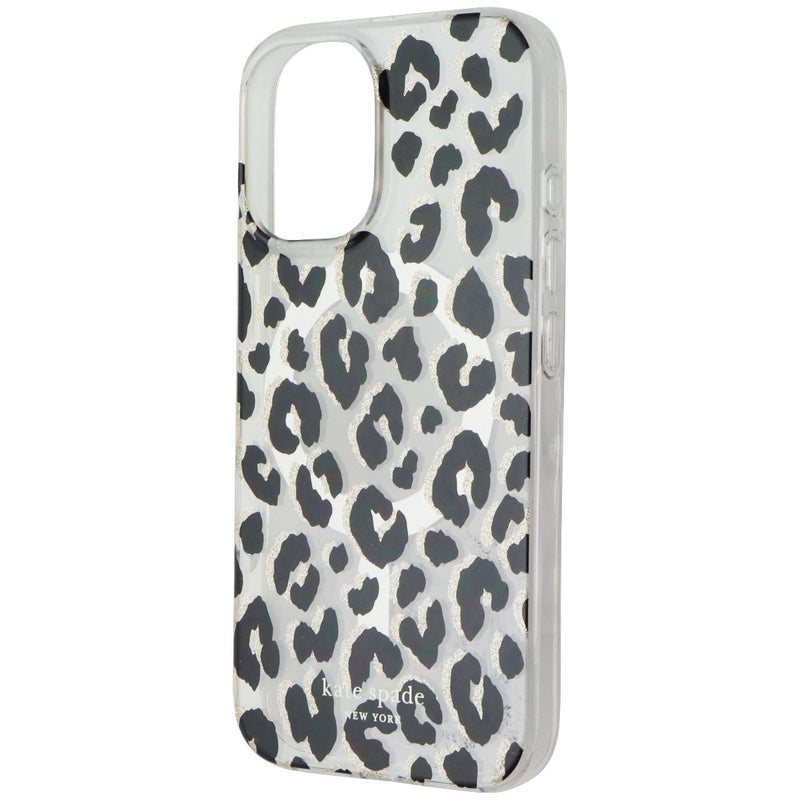 Kate Spade Protective Case for MagSafe for Apple iPhone 16 - Glitter Leopard