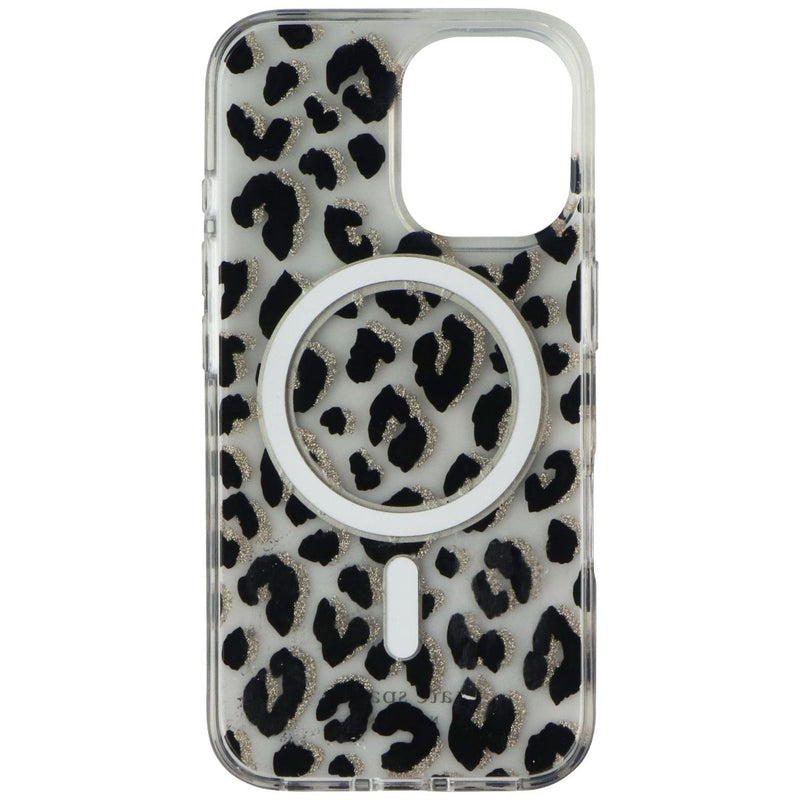 Kate Spade Protective Case for MagSafe for Apple iPhone 16 - Glitter Leopard