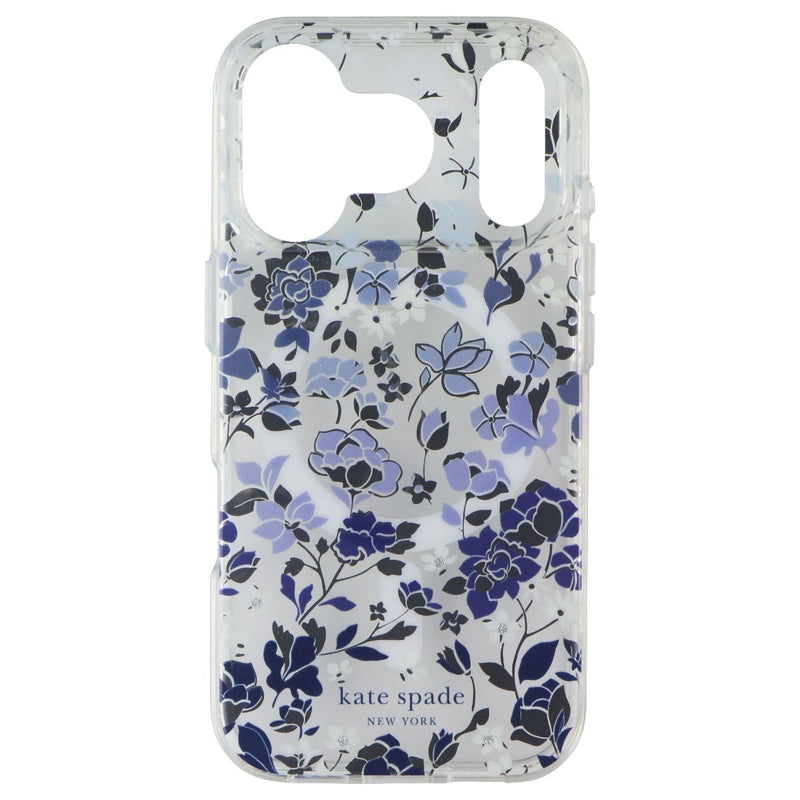 Kate Spade Protective Case for MagSafe for Apple iPhone 17 Pro - Flowerbed Blue