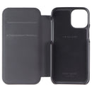 Kate Spade New York Wrap Folio Case for iPhone 12 mini - Black/Hearts & Flowers