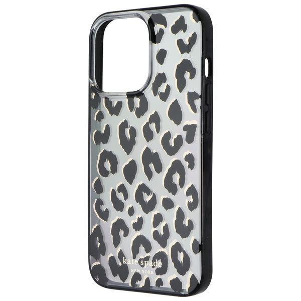 Kate Spade Protective Hardshell Case for iPhone 13 Pro - City Leopard Black