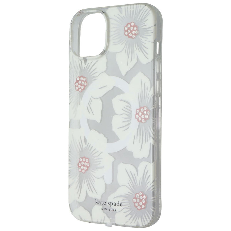 Kate Spade Case for MagSafe for Apple iPhone 15 Plus - Hollyhock Flowers