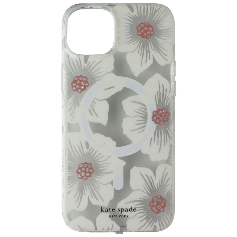Kate Spade Case for MagSafe for Apple iPhone 15 Plus - Hollyhock Flowers