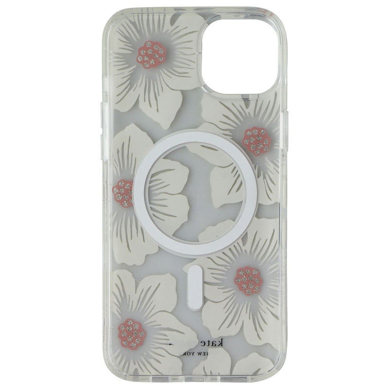 Kate Spade Case for MagSafe for Apple iPhone 15 Plus - Hollyhock Flowers