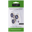 Kate Spade Camera Lens Protector for Apple iPhone 15 Pro/15 Pro Max - Stone Gold