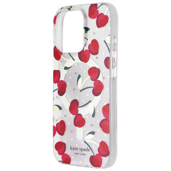 Kate Spade Case for MagSafe for Apple iPhone 16 Pro - Cherry Dot Gems