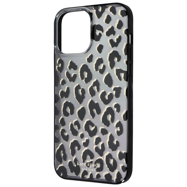 Kate Spade Protective Hardshell Case for iPhone 13 Pro Max - City Leopard Black