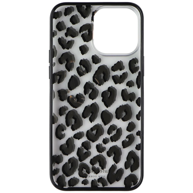 Kate Spade Protective Hardshell Case for iPhone 13 Pro Max - City Leopard Black