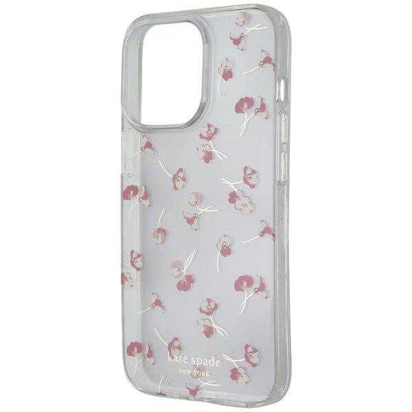 Kate Spade Protective Hardshell Case for iPhone 13 Pro - Falling Poppies Blush