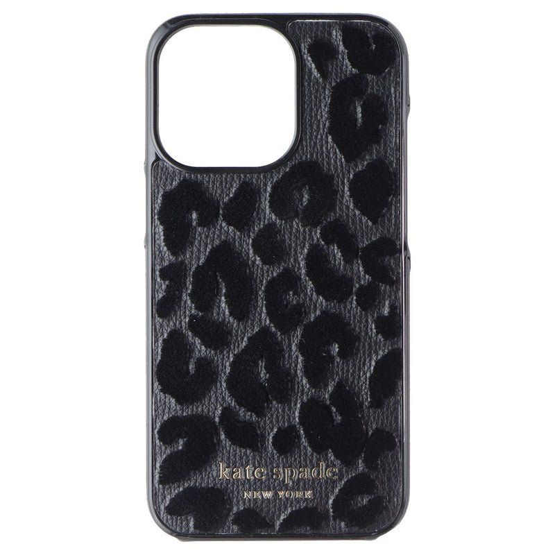 Kate Spade New York Wrap Case for iPhone 13 Pro - Leopard Flocked