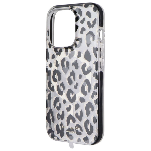 Kate Spade Tough Protective Case for MagSafe for iPhone 15 Pro - Leopard Glitter