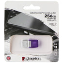 Kingston DataTraveler MicroDuo 3C 256GB USB-A/USB-C Flash Drive - Purple
