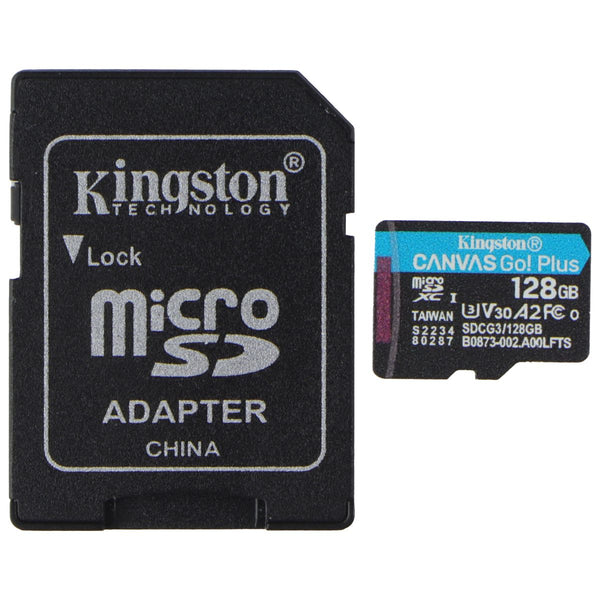 Kingston 128GB Canvas Go! Plus microSDXC w/Adapter - A2 C10 U3 V30 (100MB/s)