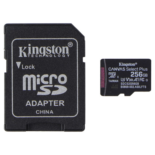 Kingston 256GB Canvas Select Plus microSDXC w/Adapter - A1 C10 U3 V30 (100MB/s)