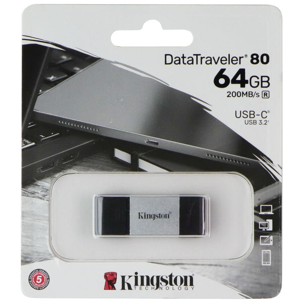 Kingston DataTraveler 80 (64GB) 200MB/s USB-C (USB 3.2) Flash Drive
