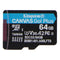 Kingston 64GB microSDXC Canvas Go Plus 170MB/s Read UHS-I Memory Card + Adapter