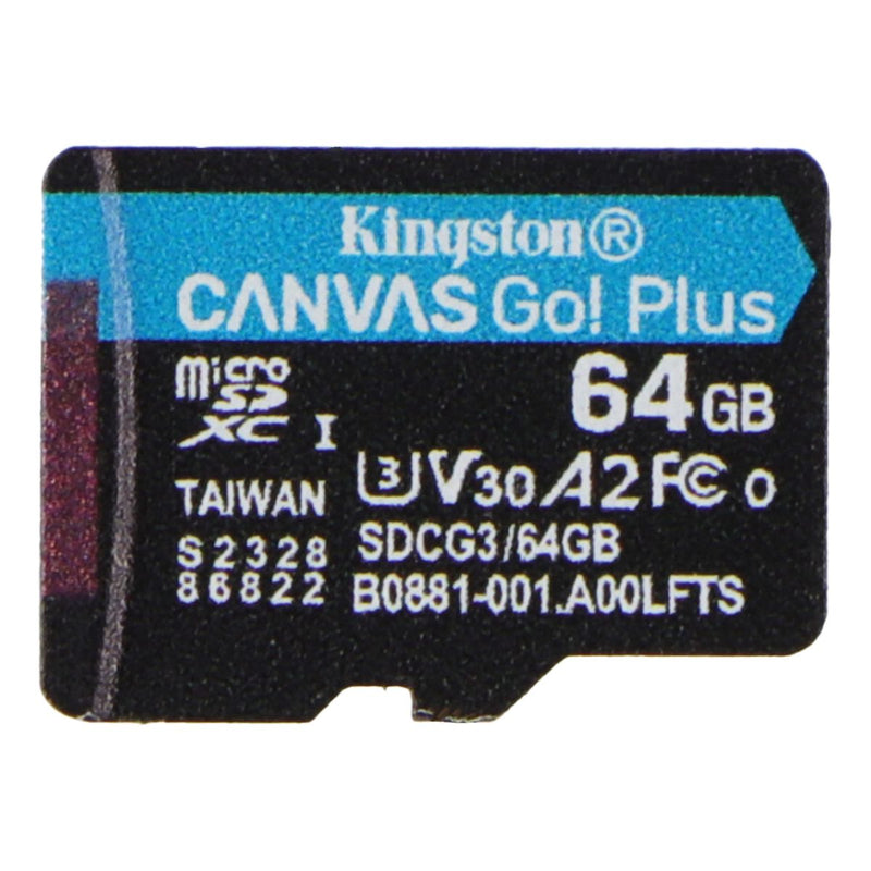 Kingston 64GB microSDXC Canvas Go Plus 170MB/s Read UHS-I Memory Card + Adapter