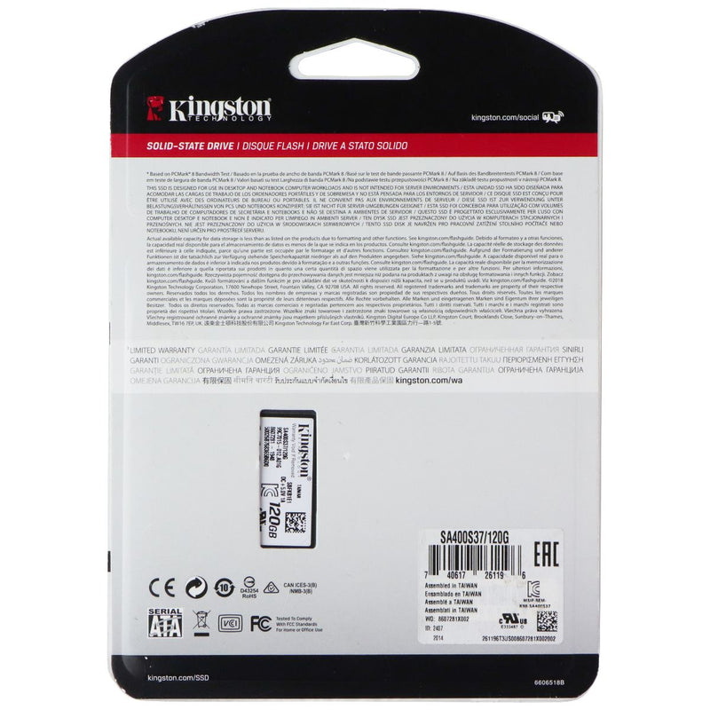 Kingston Technology A400 120GB SATA III 2.5-inch Internal SSD (SA400S37/120G)