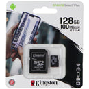 Kingston 128GB Canvas Select Plus microSDXC Card (100MB/s) with Adapter