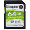 Kingston 64GB Canvas Select Plus SDXC Card - Class 10 UHS-I U1 V10 (100MB/s)