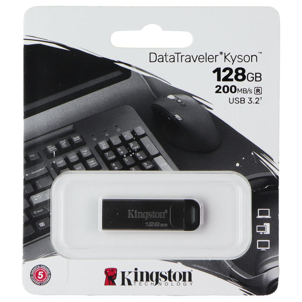 Kingston (128GB) DataTraveler Kyson USB 3.2 Flash Drive - Silver (DTKN/128GB)