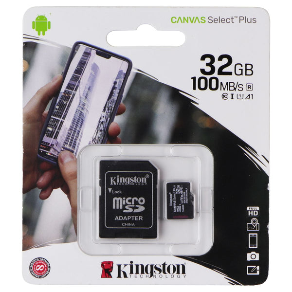 Kingston 32GB Canvas Select Plus microSDXC w/Adapter - A1 Class 10 V10 (100MB/s)
