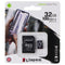 Kingston 32GB Canvas Select Plus microSDXC w/Adapter - A1 Class 10 V10 (100MB/s)