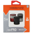 Kodiak (5W) micPRO Portable 3.5mm and Wireless Bluetooth Music Speaker - Black