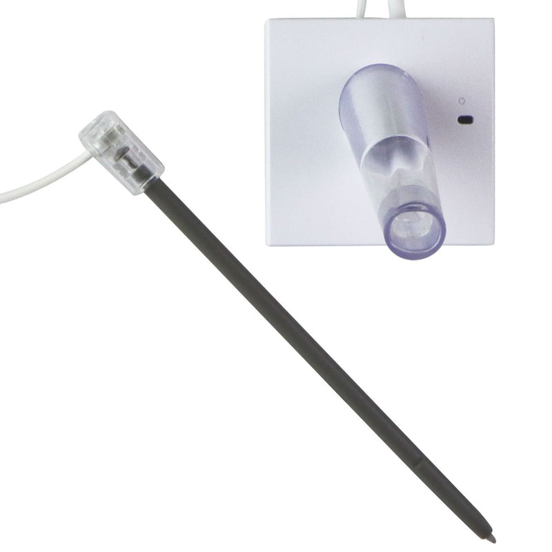 Kumoh E3 Operator S Pen Cradle (Small) with Pen and Built-in USB-A Cable - White