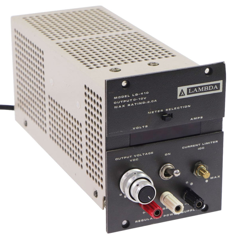 Lambda LQ-410 Regulated Power Supply with Meter Selection (10 Volt/2 Amp)