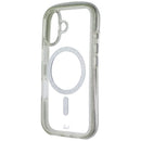 LAUT Aero Sparkle Series Case for MagSafe for Apple iPhone 16 - Crystal Silver