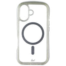 LAUT Aero Sparkle Series Case for MagSafe for Apple iPhone 16 - Crystal Silver