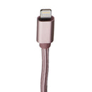 LBT (7-FT) USB-A to 8-Pin Braided Data Sync Cable - Rose Gold